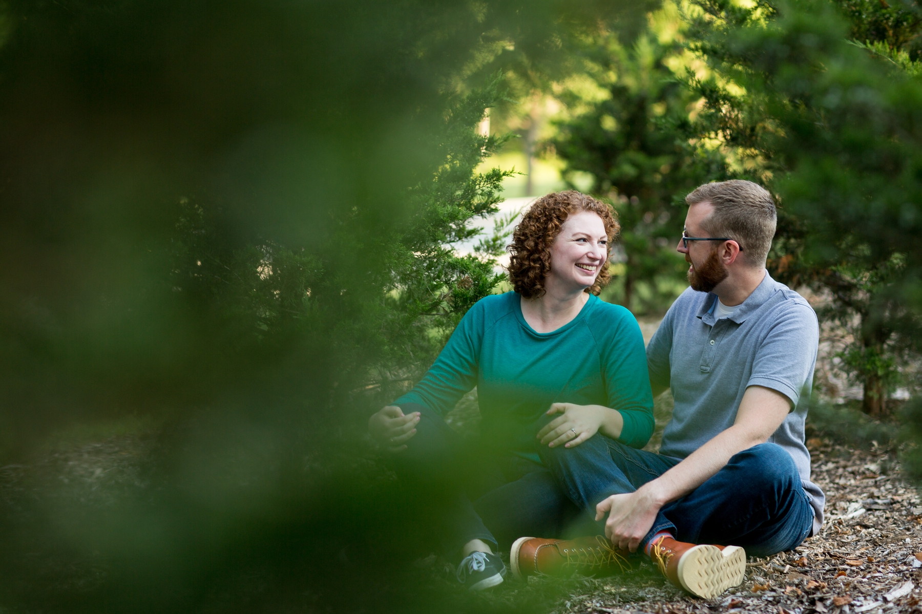 fun engagement photos at Fort Hunter